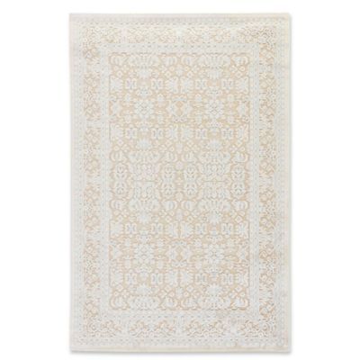 Jaipur Fables Regal 7-Foot 6-Inch x 9-Foot 6-Inch Area Rug in Taupe/Ivory | Bed Bath & Beyond
