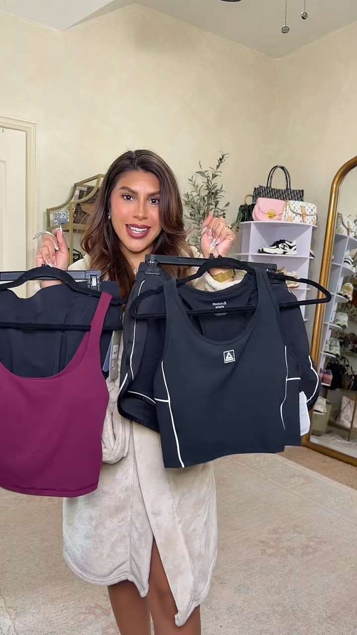 @walmart LOOK FOR LESS Athletic wear finds that are perfect for summer!! Forgot to mention the wine tank also has a built in bra!! 👏🏽👏🏽 #walmartfashion #lookforless

#LTKmomlife #LTKootd #LTKActive