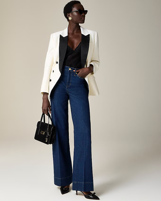 Embellished denim trouser | J. Crew US