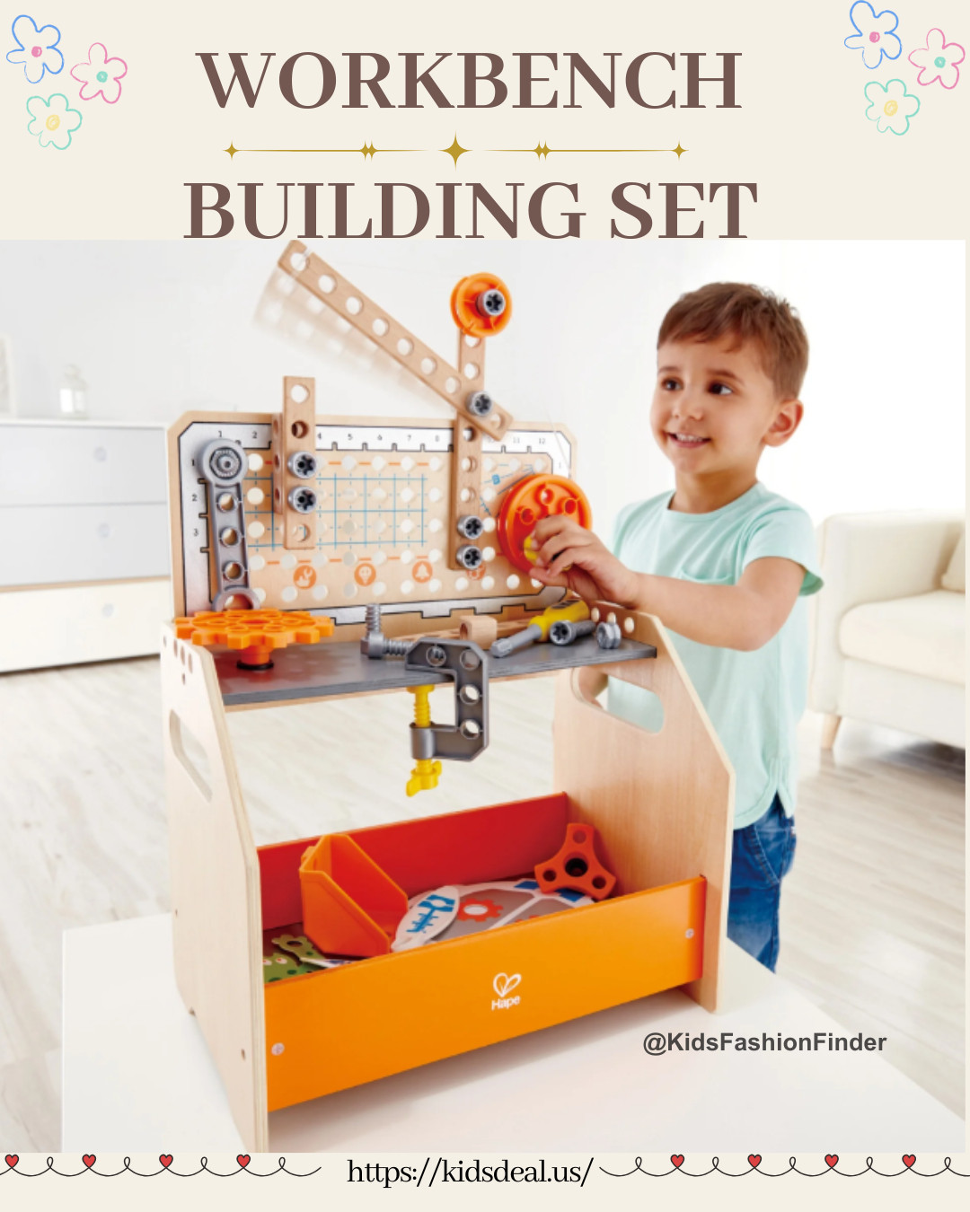 🔬🧪 Hape Junior Inventor Workbench 🛠️✨

Future scientists start here! 🚀

🧩 58-piece STEM workbench
⚡ Learn through fun, hands-on experiments
🧠 Explore energy, gravity & momentum
🎁 A fun gift for curious kids!

#Hape #STEMToys #ScienceToys #EducationalToys #LearningThroughPlay #KidsActivities #LittleScientist #ToyFinds #GiftIdeas  #STEMLearning #MomLife

#LTKHome #LTKSaleAlert #LTKKids