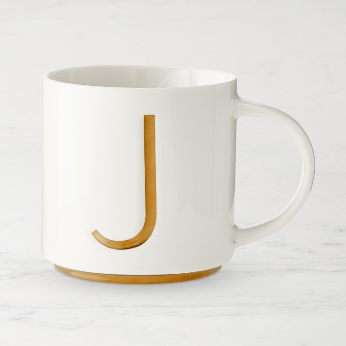 Gold Monogram Mug | Williams-Sonoma