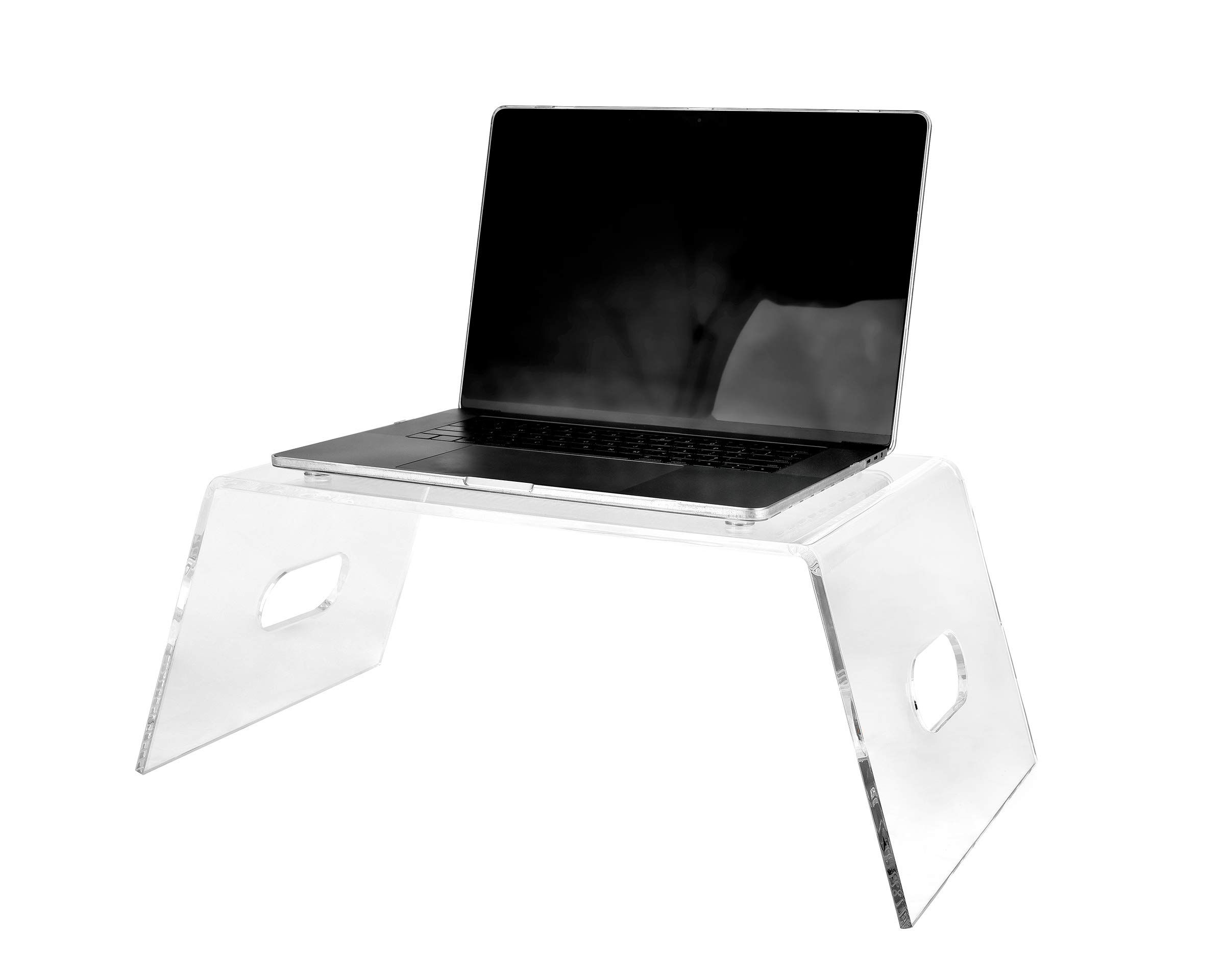 AdirHome Premium Acrylic Monitor Stand - Clear Laptop Riser, Desk Organizer & Under Storage - Por... | Amazon (US)