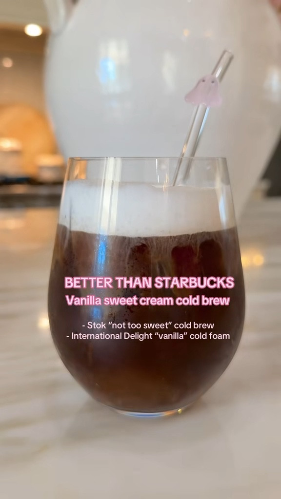 Thank me later! This is a BETTER THAN STARBUCKS vanilla sweet cream cold brew that I’ve gotten my entire family HOOKED on 

#LTKParties #LTKHome #LTKFamily