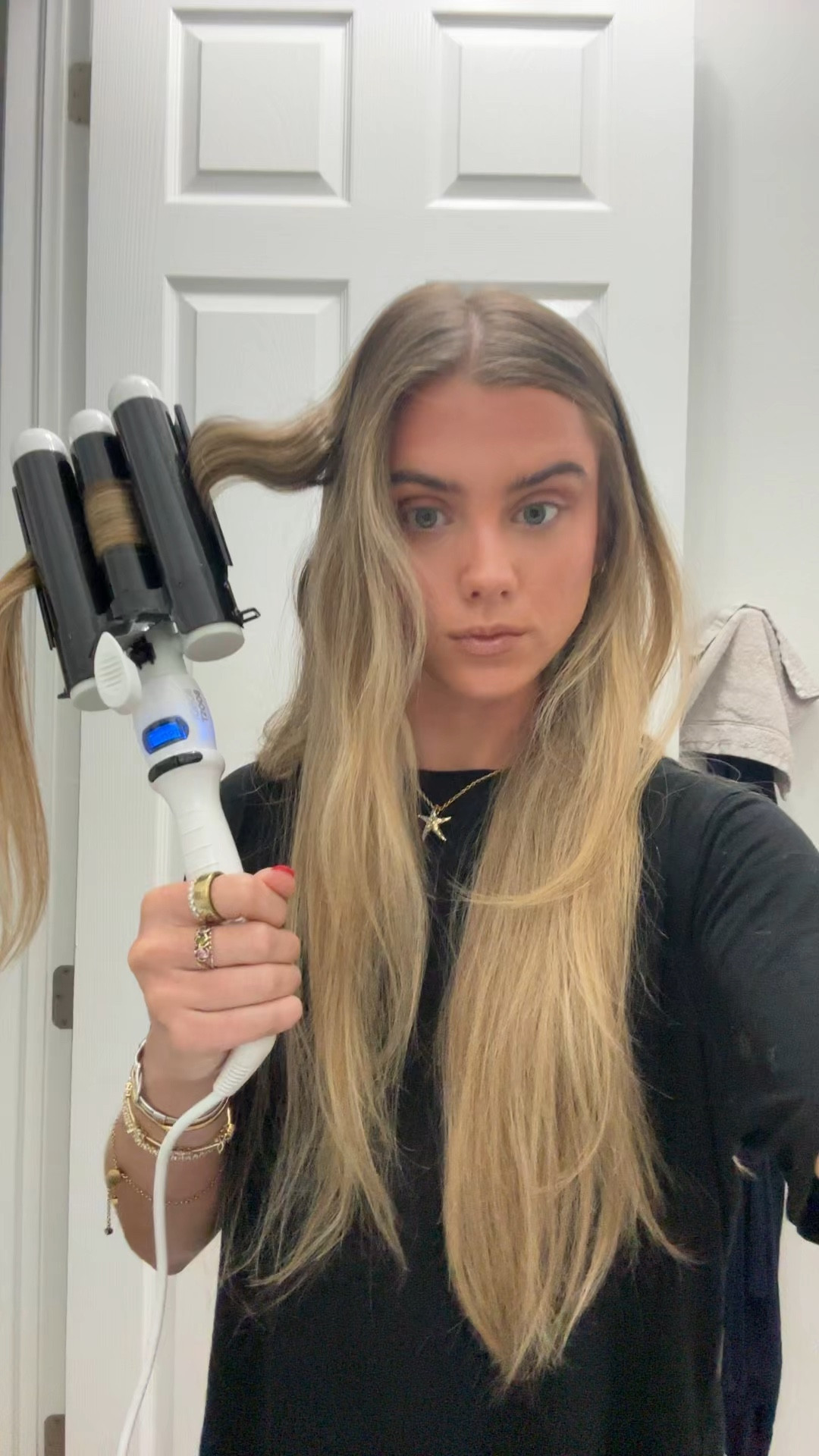 My bondi boost code is SLOANEVOSEN. Longing for effortless beachy waves? Wave goodbye to boring hair with this hair waver. The smaller barrels make tighter, rippling waves on all hair types – perfect for shorter hair or anyone who wants those Y2K vibes. The ceramic barrels are made of high-grade crystal powder tourmaline ceramic glaze, so your beachy look comes minus the frizz. Perfect for last-minute styling, whether it’s after a pre-work sleep-in or when you’ve suddenly decided you need an effortless glam look.

#LTKgrwm #LTKBeauty #LTKSaleAlert