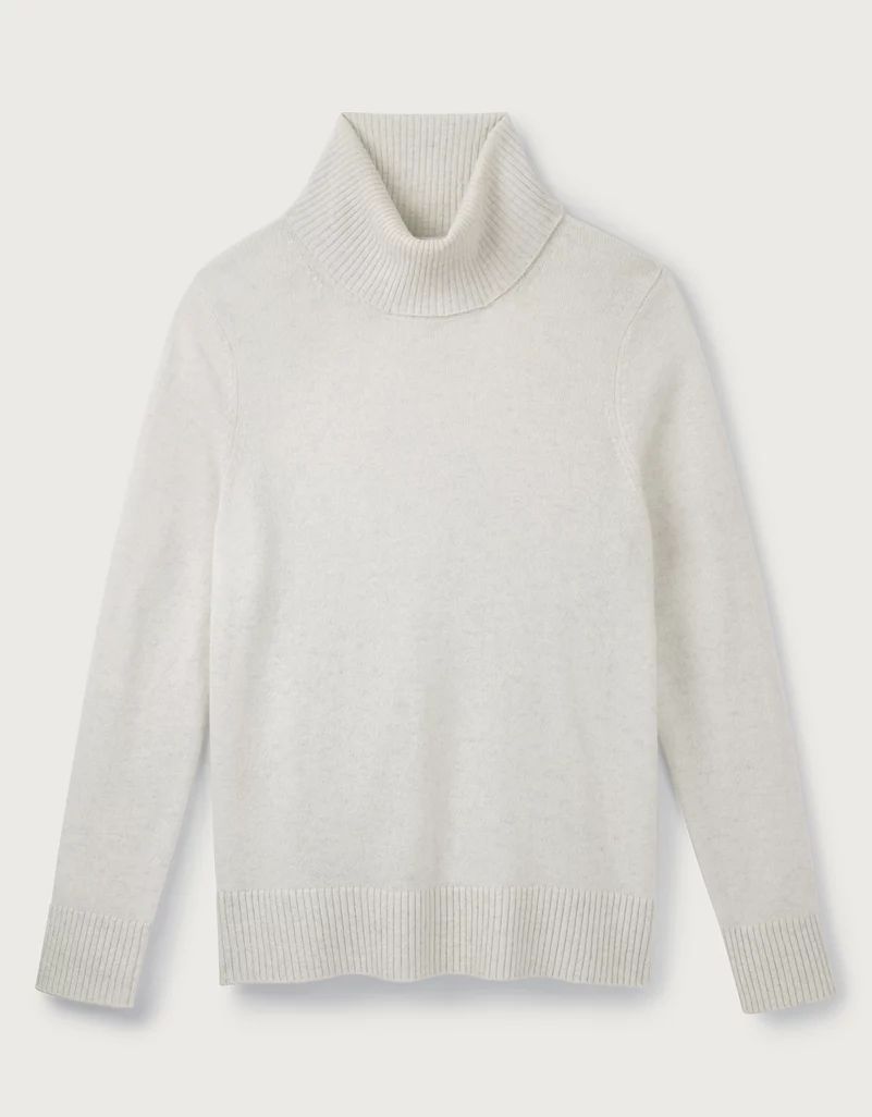 Cashmere Roll-Neck Jumper | The White Company (UK)