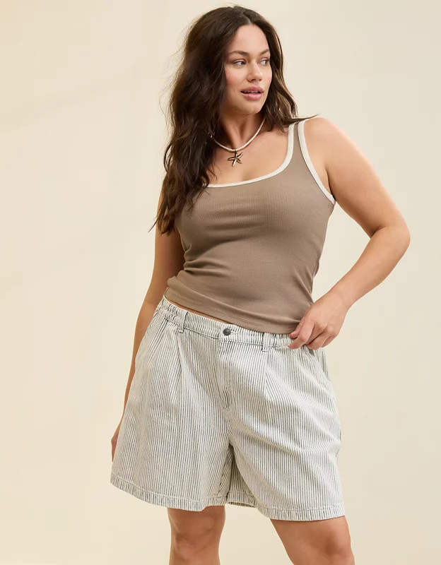 Aerie Double Scoop Neck Tank Top | Aerie