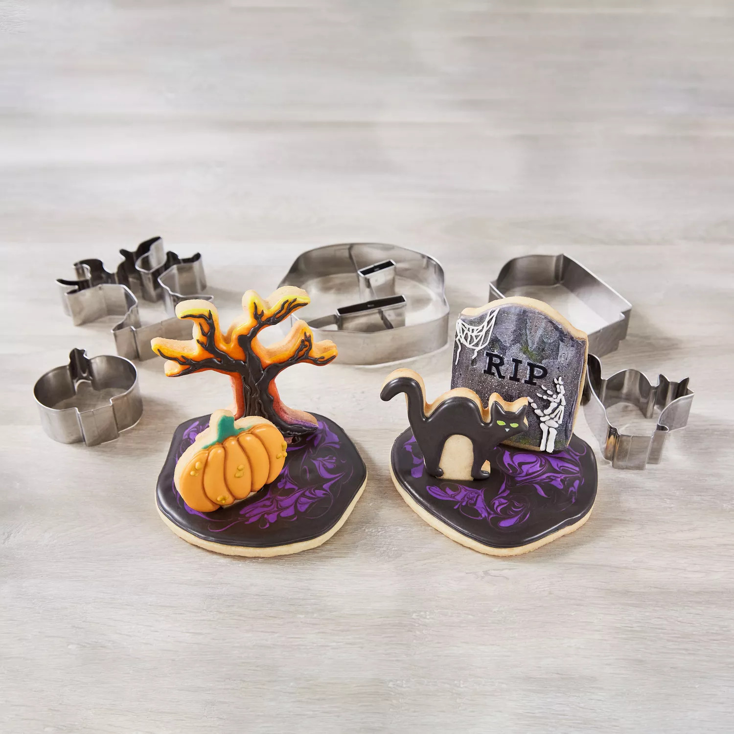 Sur La Table Spooky 3D Cemetery Cookie Cutter Set | Sur La Table