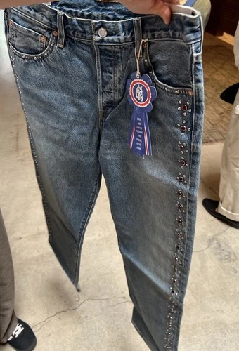 Levi's x Bode Barrel Racer Gemstone Light Jeans Limited Selvedge Denim 32 x 32 | eBay US