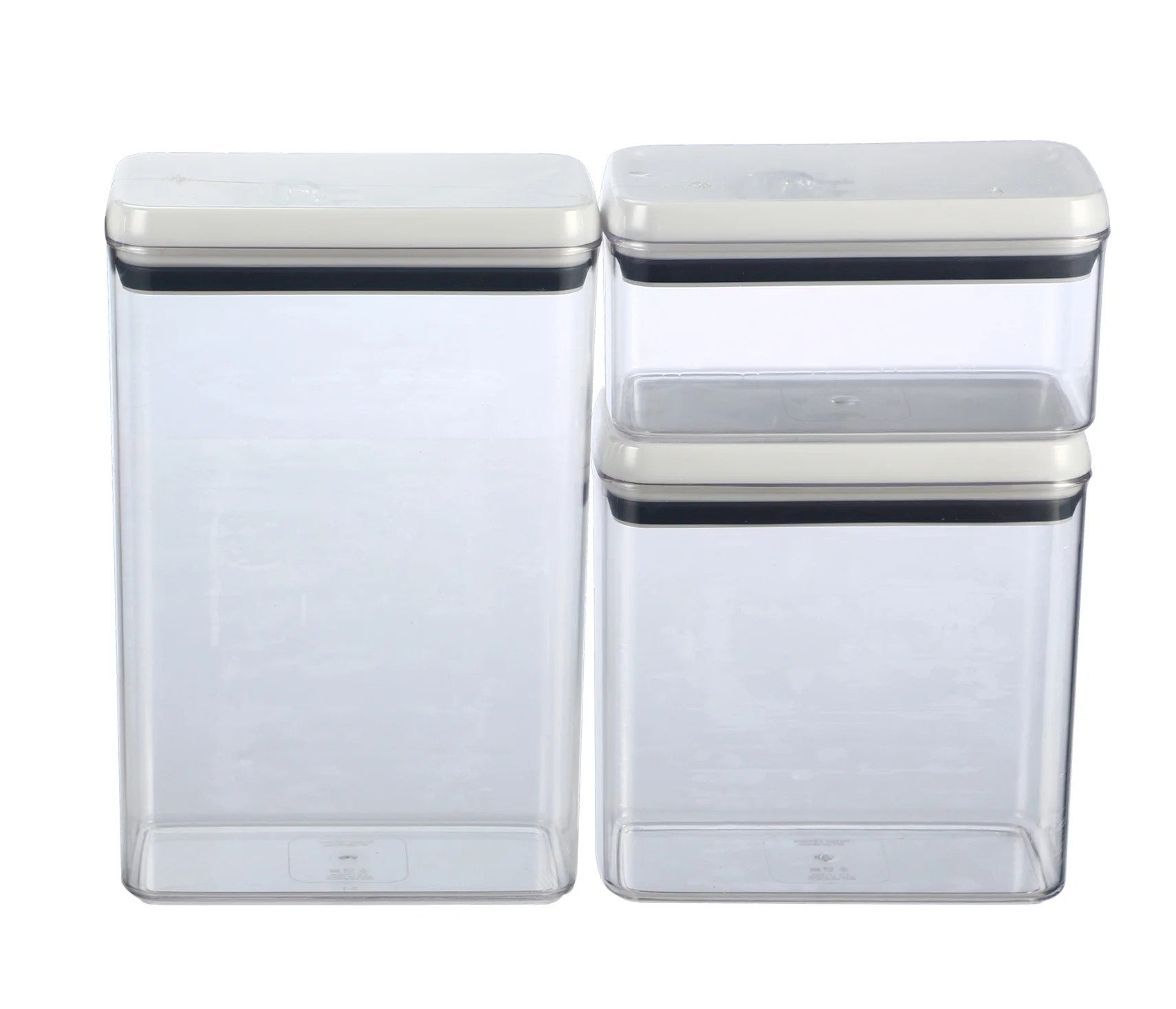 Better Homes & Gardens Canister Pack of 3 - Flip-Tite Rectangular Food Storage Container Set | Walmart (US)