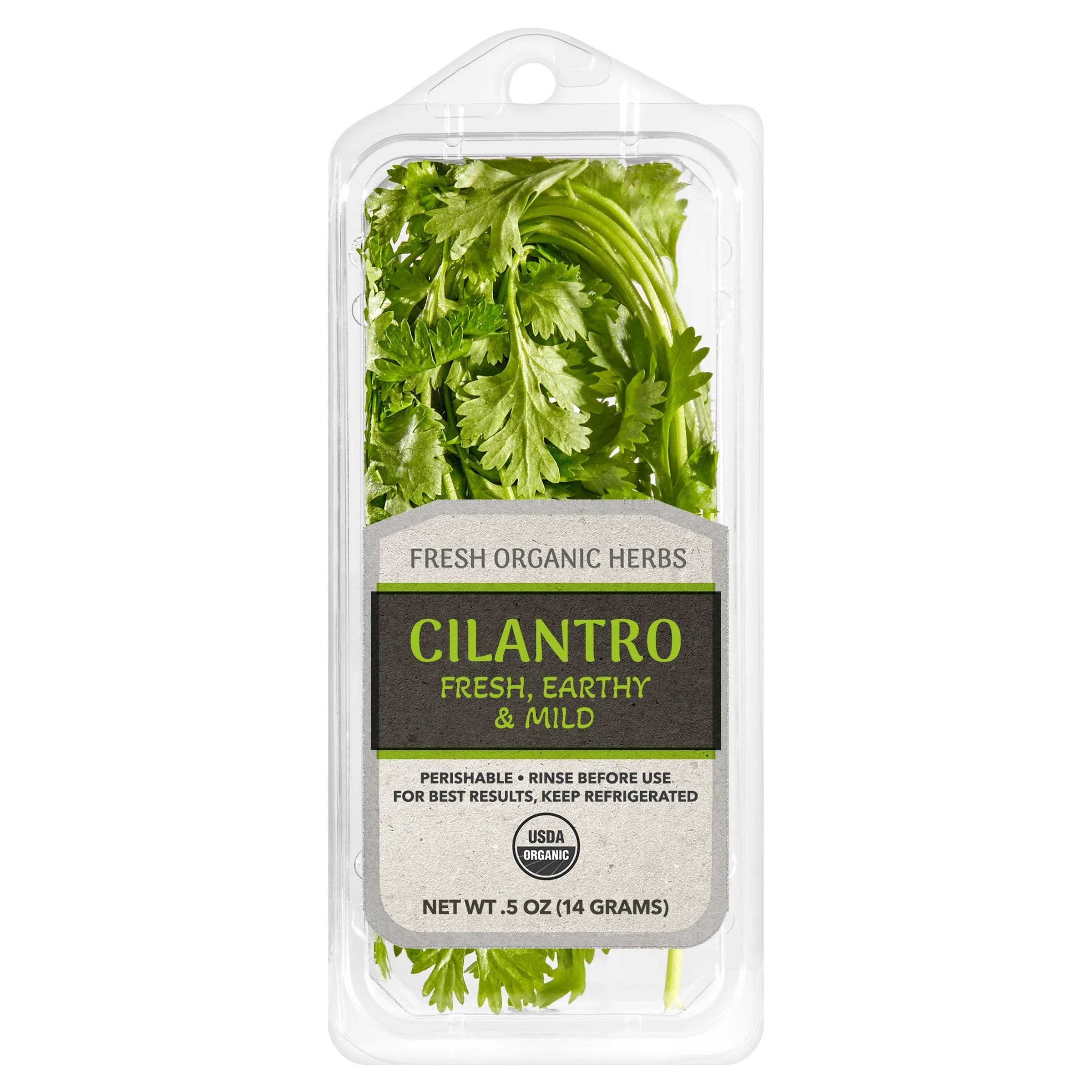 Fresh Organic Cilantro, 0.5 oz Clamshell | Walmart (US)