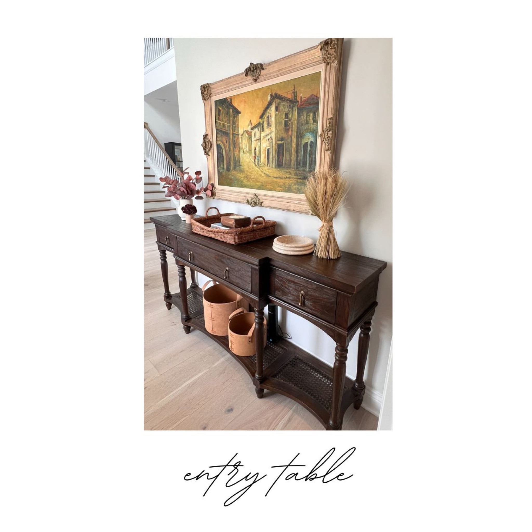 Fall entry table 

#LTKhome #LTKHoliday #LTKSeasonal