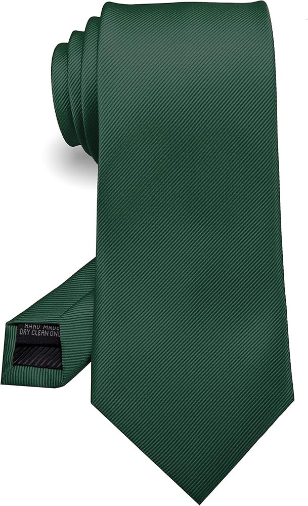 RBOCOTT Solid Color Tie Formal Necktie for Men | Amazon (US)