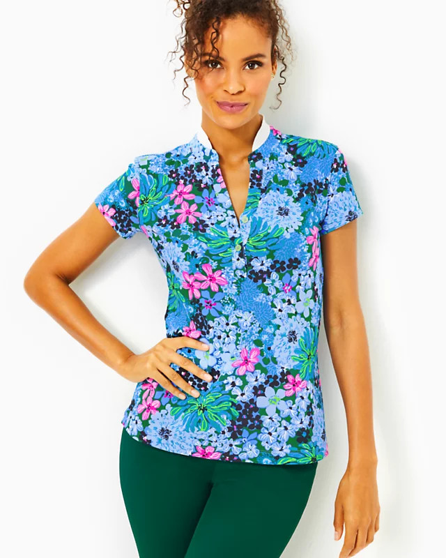 UPF 50+ Luxletic Frida Polo | Lilly Pulitzer