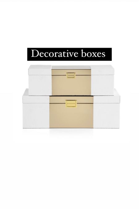 Decorative boxes on sale 

#competition 

#LTKsalealert #LTKFind #LTKhome