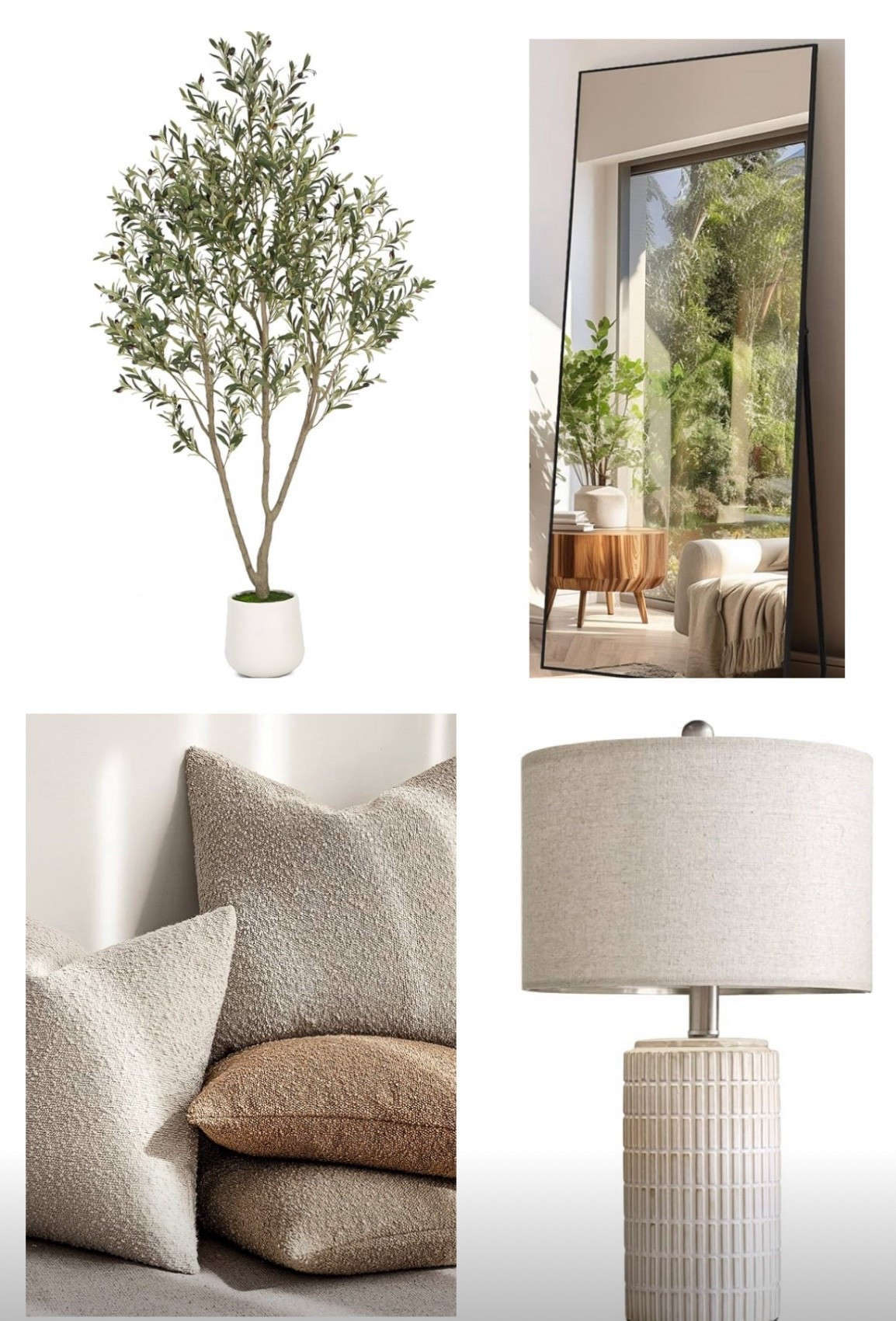 Bring calm and character to your space with warm neutrals, cozy textures, and timeless decor. From soft throw pillows and ceramic lighting to faux greenery and minimalist mirrors — it's all about effortless, elevated comfort. #cozy #livingroom

#LTKHome