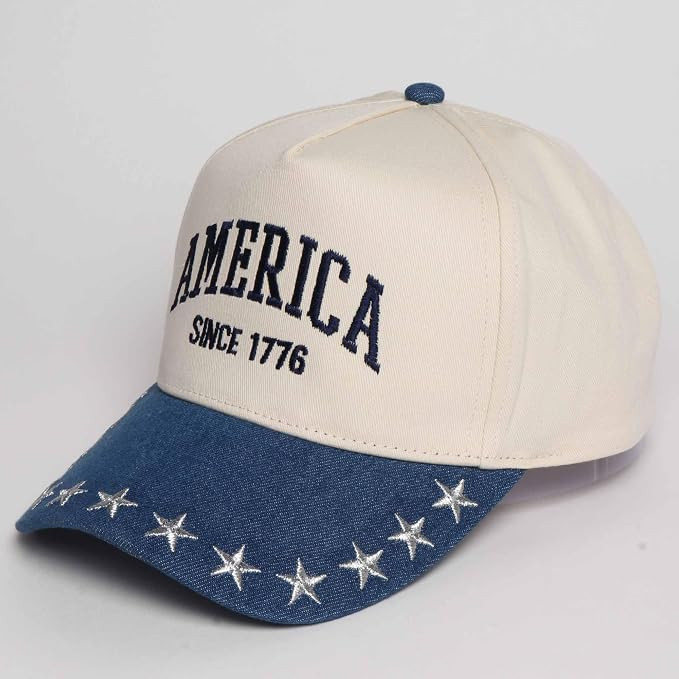 Amazon.com: MIRMARU Patriotic America USA Embroidered 5 Panel Cotton Two Tone Trucker Hat for Men... | Amazon (US)