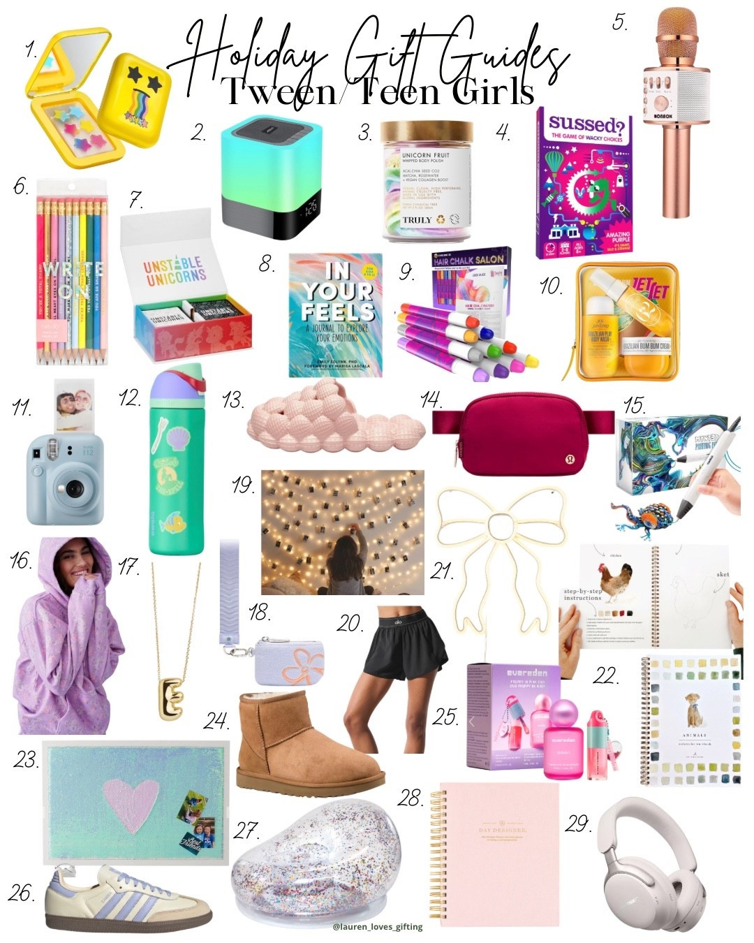 Holiday Gift Guide: Tween/Teen Girls Part 2

#LTKHoliday #LTKGiftGuide #LTKCyberWeek