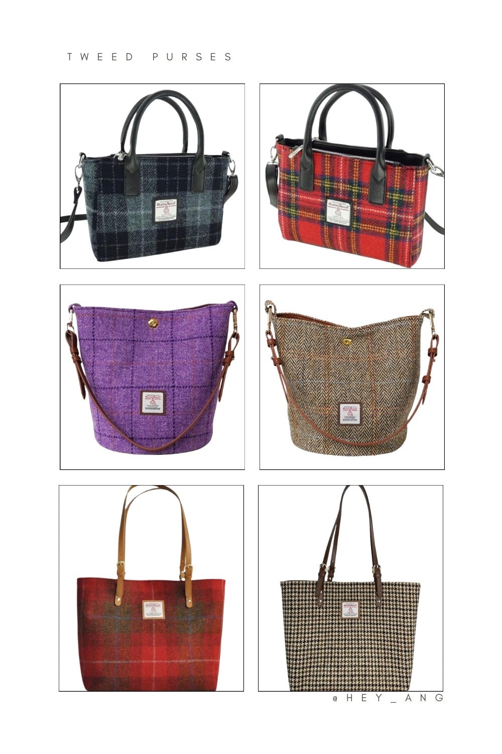 I love tweed. These purses are on trend for Fall . I did a mix of colors and styles. Each style comes in more colors. The bucket bag is under $50. 

#LTKStyleTip #LTKHoliday #LTKItBag