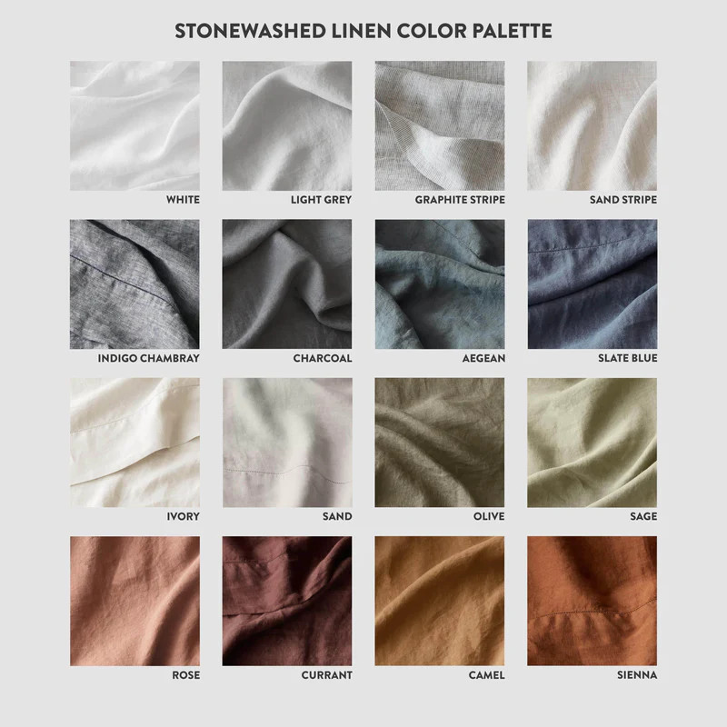 Stonewashed Linen Duvet Cover | The Citizenry