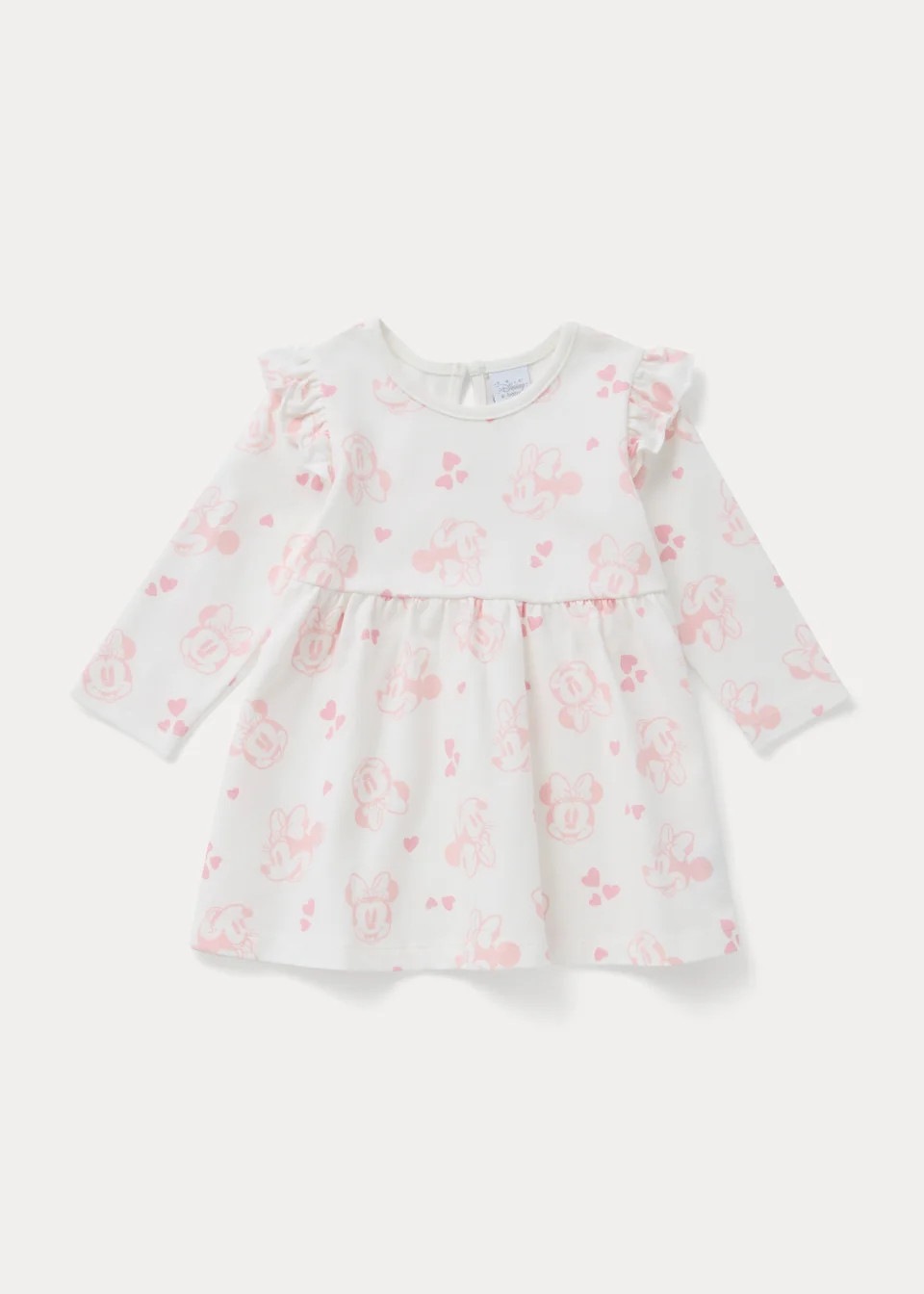 Baby Cream Minnie Mouse Print Dress (Newborn-12mths) - Newborn | Matalan (UK)