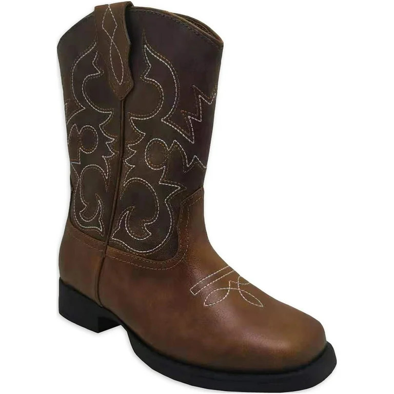 Wonder Nation Little & Big Boy's Cowboy Western Boots | Walmart (US)