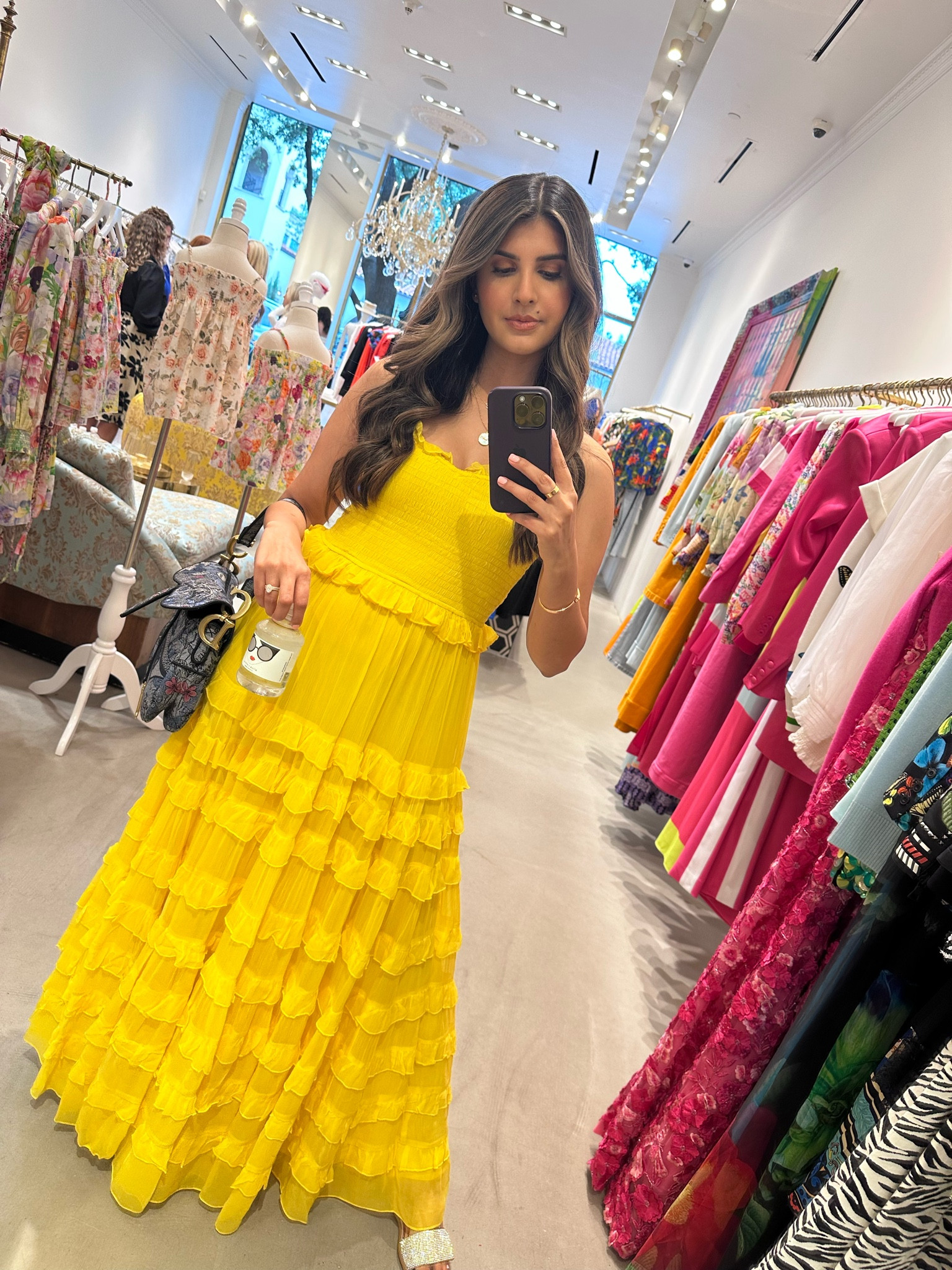 This dress is old and out of stock. It’s the Majorelle ruffle Maxi dress from Revolve. I found some similar ones for you guys that are easy accessible 

#LTKSeasonal #LTKFind #LTKstyletip