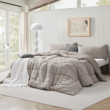 Gettin Warmer - Coma Inducer® Oversized Comforter - Driftwood Taupe | Coma Inducer