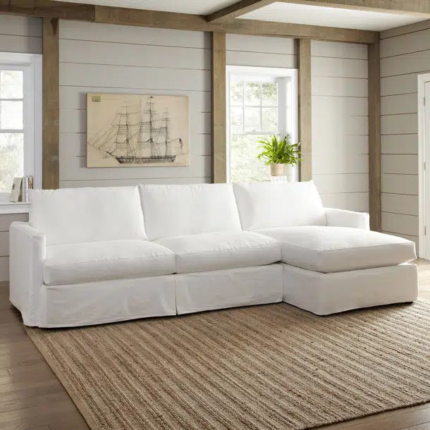 Kian 2 - Piece Slipcovered Sectional | Wayfair North America