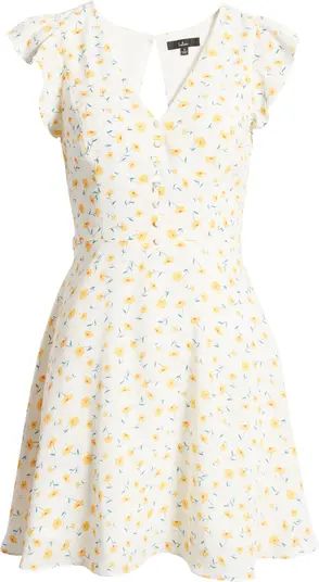 Strike a Posie Floral Print Minidress | Nordstrom