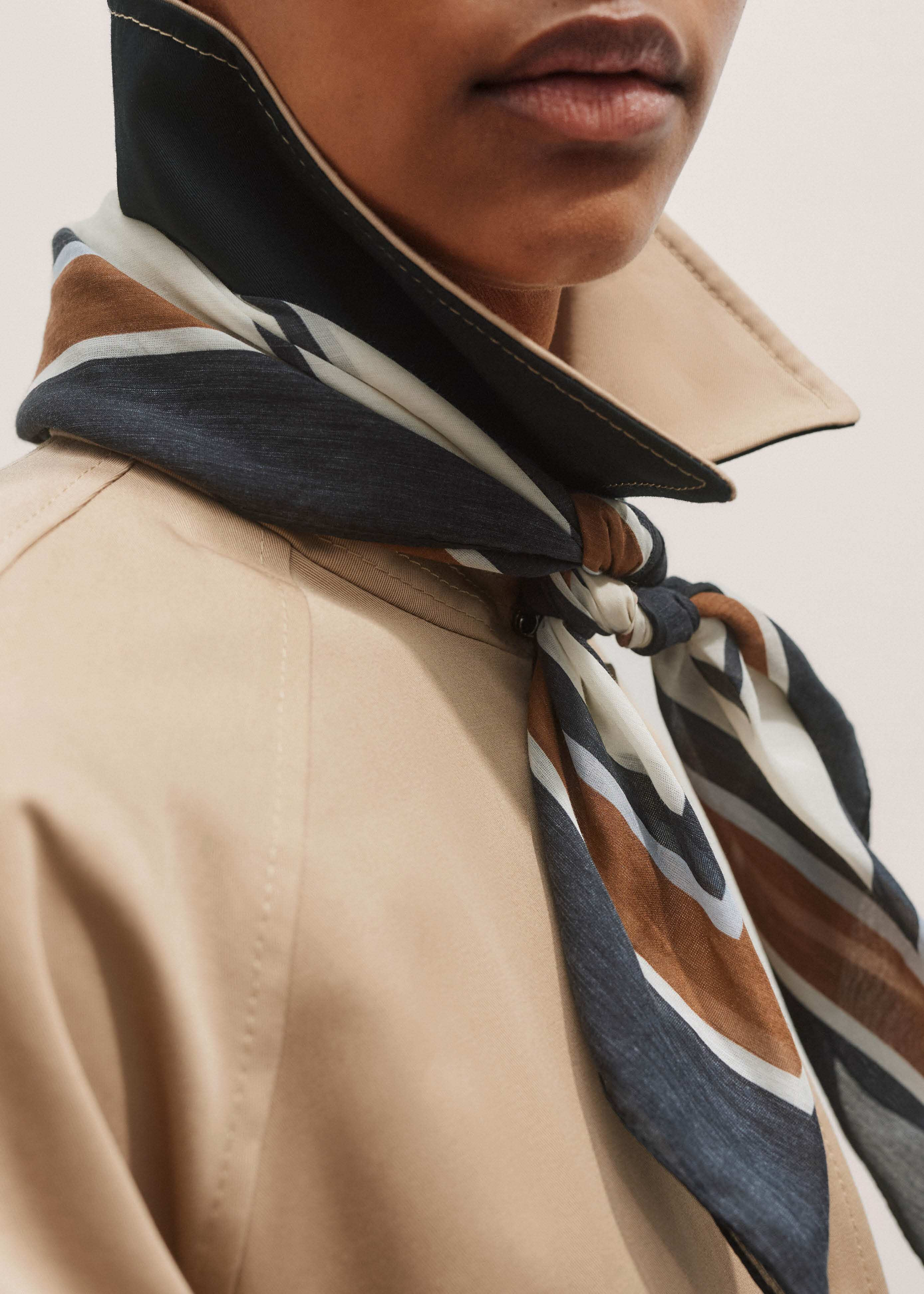 Border Scarf Cotton + Silk | ME+EM Global (Excluding US)