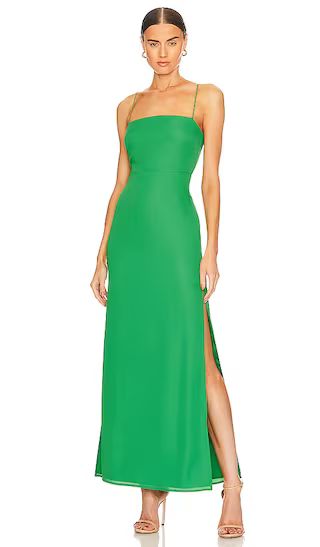 Addison Maxi Dress in Kelly Green | Revolve Clothing (Global)