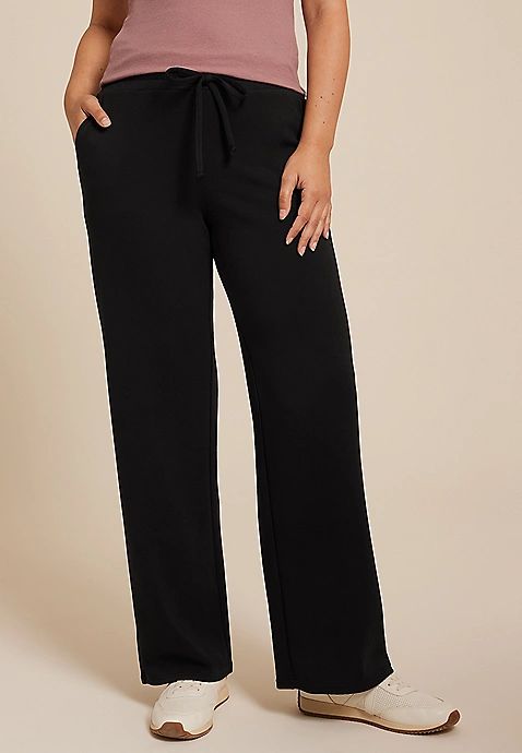 Scuba Wide Leg Sweatpant | Maurices