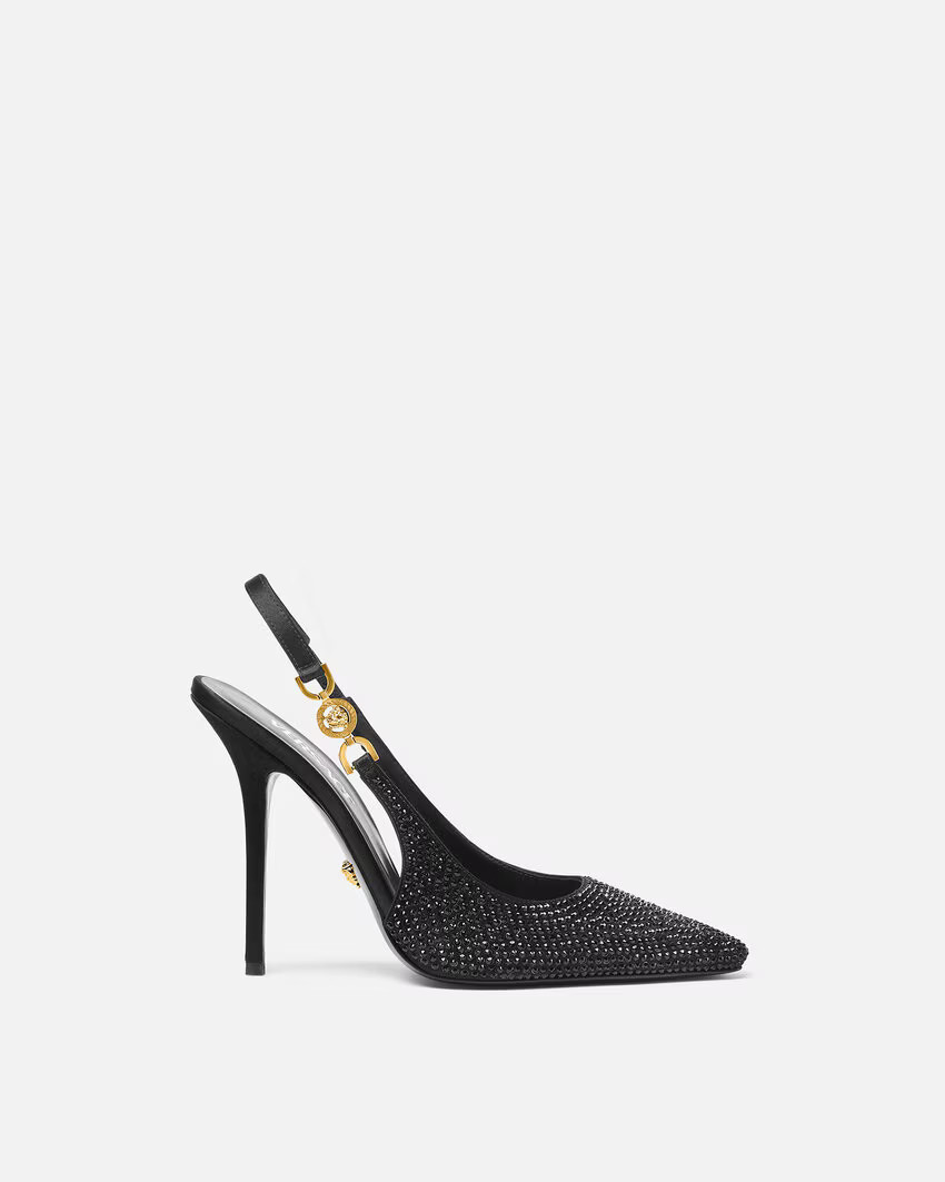 Crystal Medusa '95 Slingback Pumps | Versace (US)