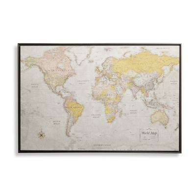 Magnetic World Map | Frontgate | Frontgate