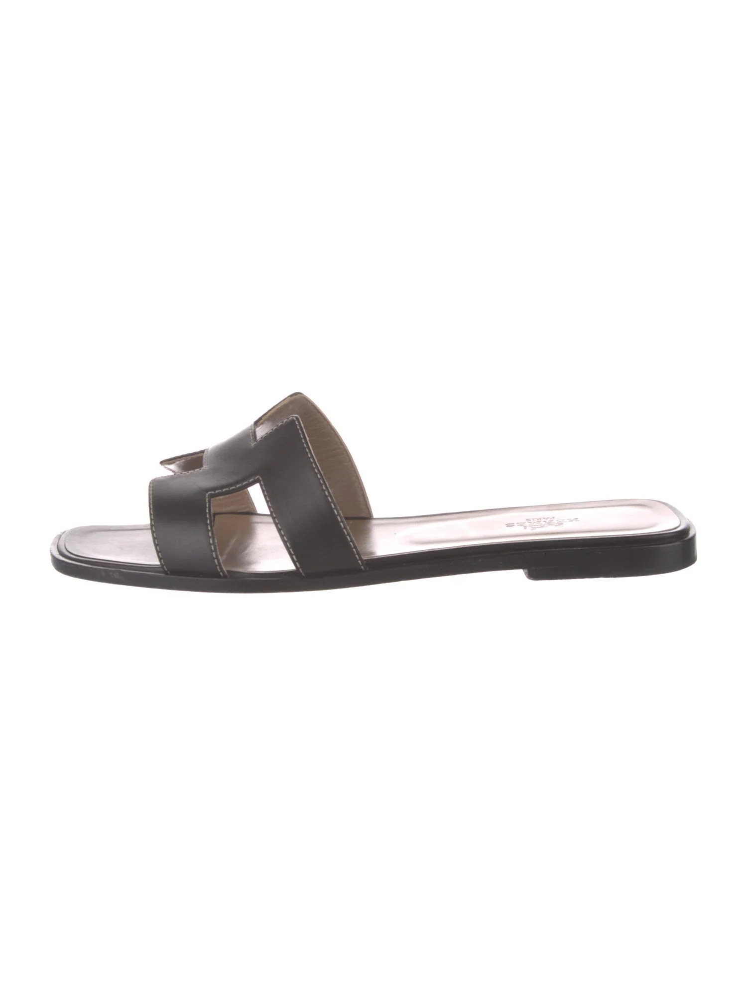 Oran Leather Slides | The RealReal