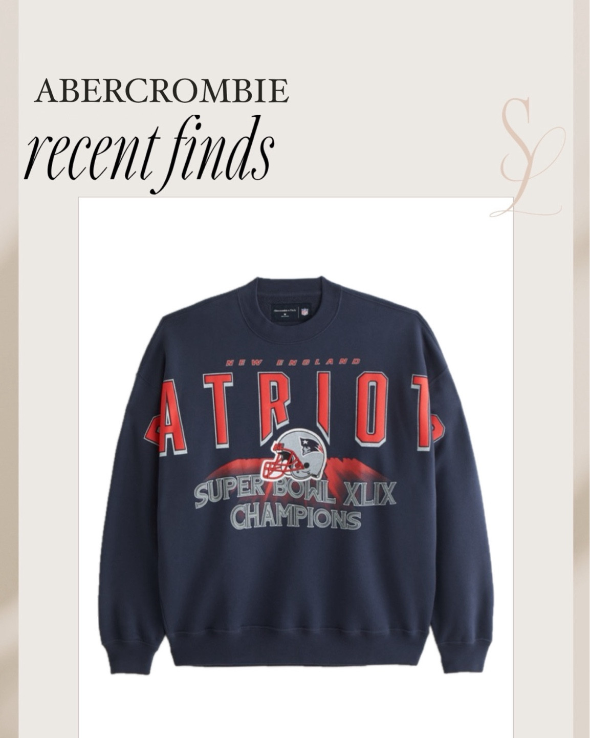 The perfect crew neck for football season 

#LTKStyleTip