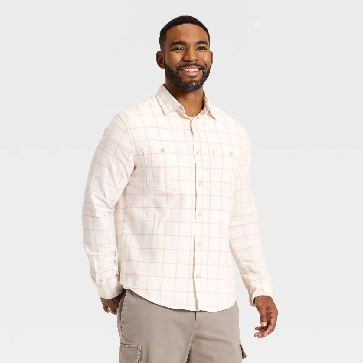Men's Long Sleeve Flannel Shirt - Goodfellow & Co™ | Target