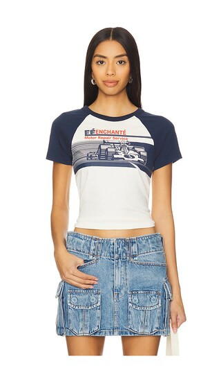 Raglan Baby Tee in Multi | Revolve Clothing (Global)