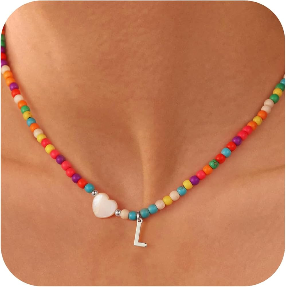 Ursteel Stocking Stuffers for Teen Girls Women - Trendy Beaded Choker Necklace for Women Teenage ... | Amazon (US)