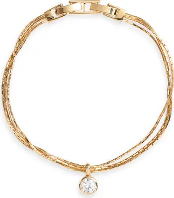 Nordstrom Demi Fine Layered Pendant Bracelet | Nordstrom | Nordstrom