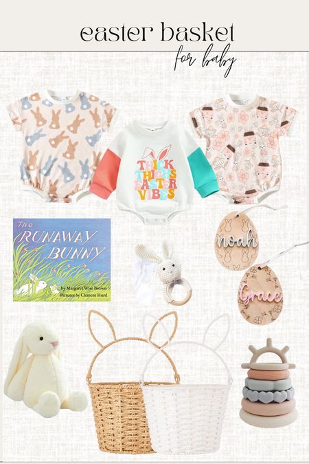 Easter baby basket ideas 🧺 

#LTKbaby #LTKSeasonal #LTKfamily