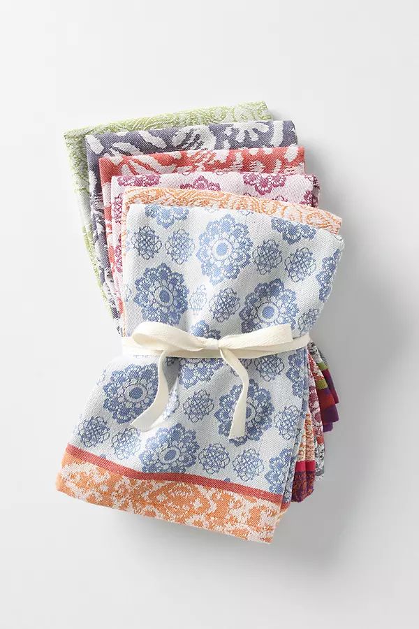 Nifty Napkins, Set of 6 By Anthropologie in Assorted Size SET OF 6 | Anthropologie (US)