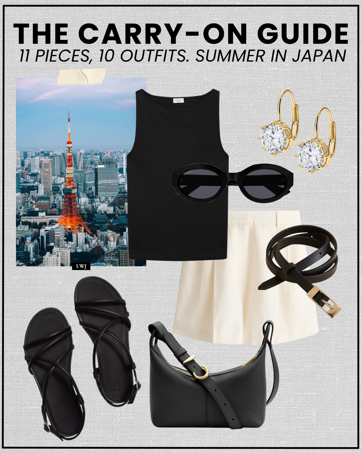 japan summer travel capsule in a carry-on 

summer outfits / summer vacation / japan outfits / tokyo outfit / linen pants / cute summer tops / strappy sandals

#LTKootd #LTKTravel