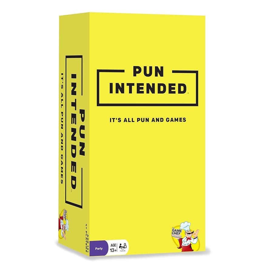 Pun Intended Party Game for Pun Lovers - Hilarious Game Night Card Game for Friends & Family | Amazon (US)
