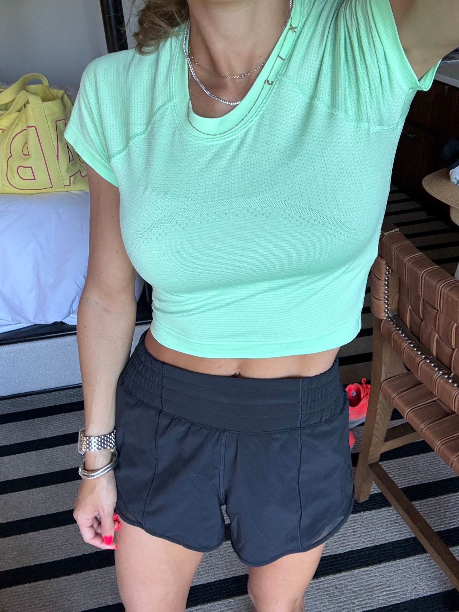 Favorite lululemon cropped short sleeve I have in several colors size 4 

#LTKFindsUnder50 #LTKfitnessgoals #LTKFindsUnder100