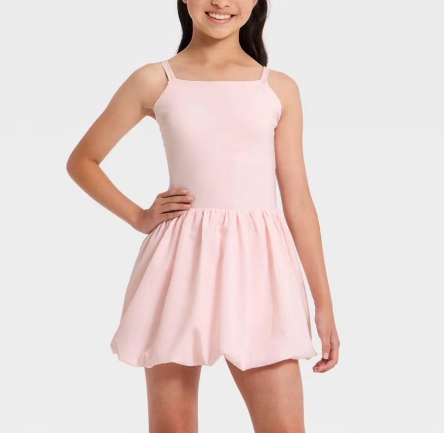 Obsessed with this pink bubble active dress for girls 🤍

#LTKKids #LTKootd #LTKActive