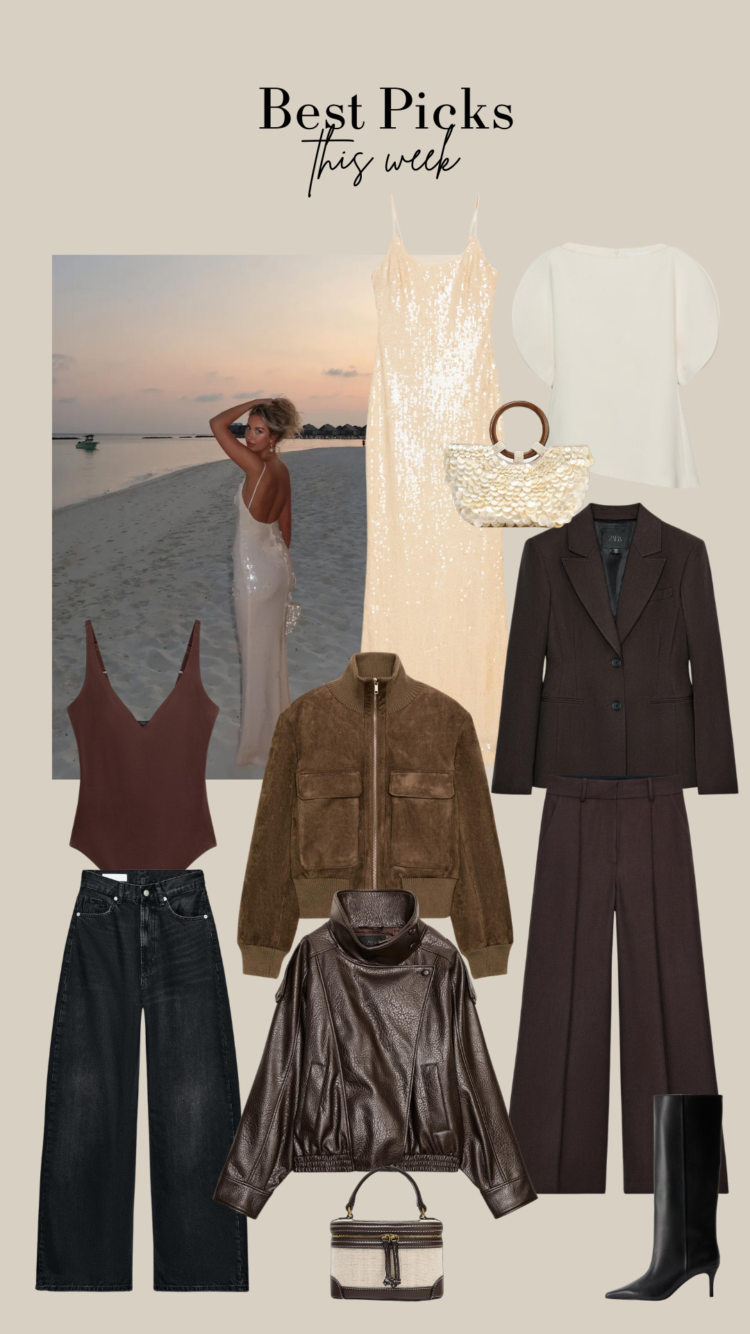 This Weeks Best Picks
Faux Leather Jacket, Zara, Spring Dressing, Bodysuit, Co-Ord, Summer Accessories, Tailoring, Sequin Dress 

 #LTKuk #LTKspring #LTKeurope