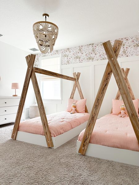 My twin girl toddlers got a room makeover! 

They love their big girl, boho inspired room!! 💓

Girl rooms, toddler room, nursery ideas, girly rooms, boho neutral room ideas for kids 

#LTKkids #LTKbaby #LTKhome