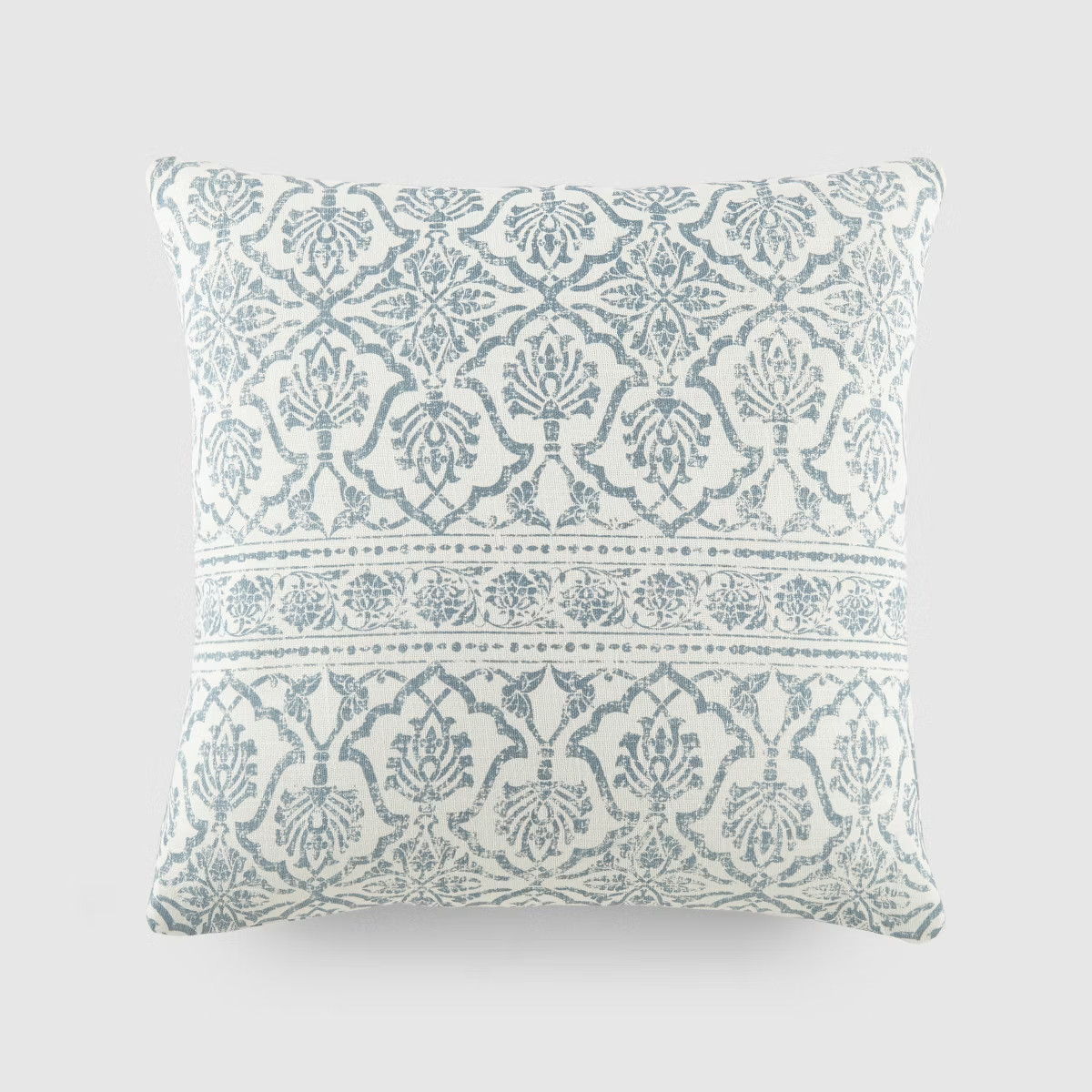 Antique Floral Pattern Cotton Throw Pillow Cover With Pillow Insert Set - Becky Cameron | Target