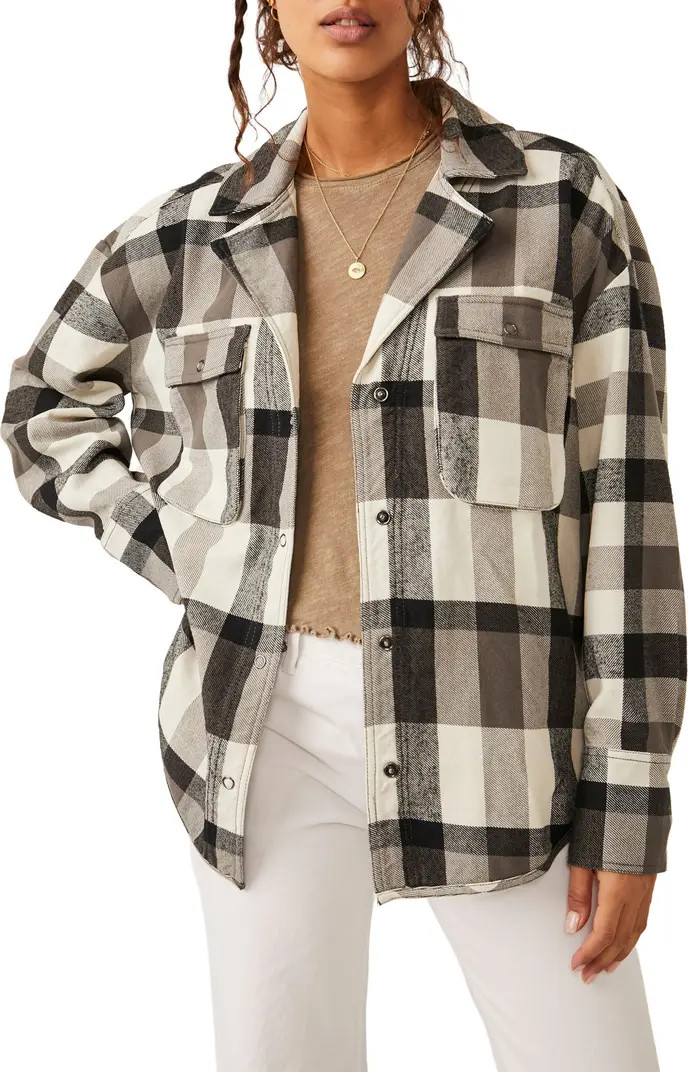 Izzy Buffalo Check Flannel Shirt | Nordstrom